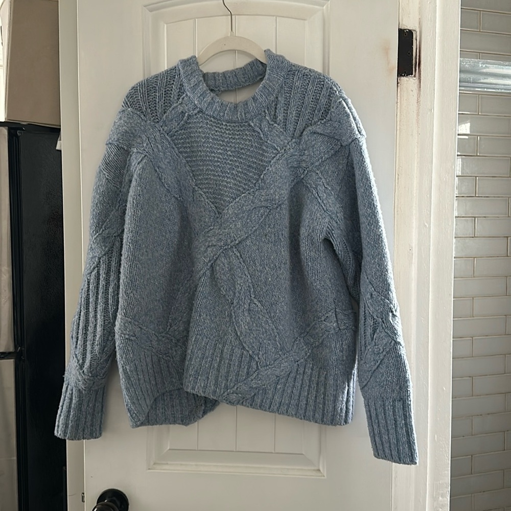 For Love and Lemons backless twist sweater